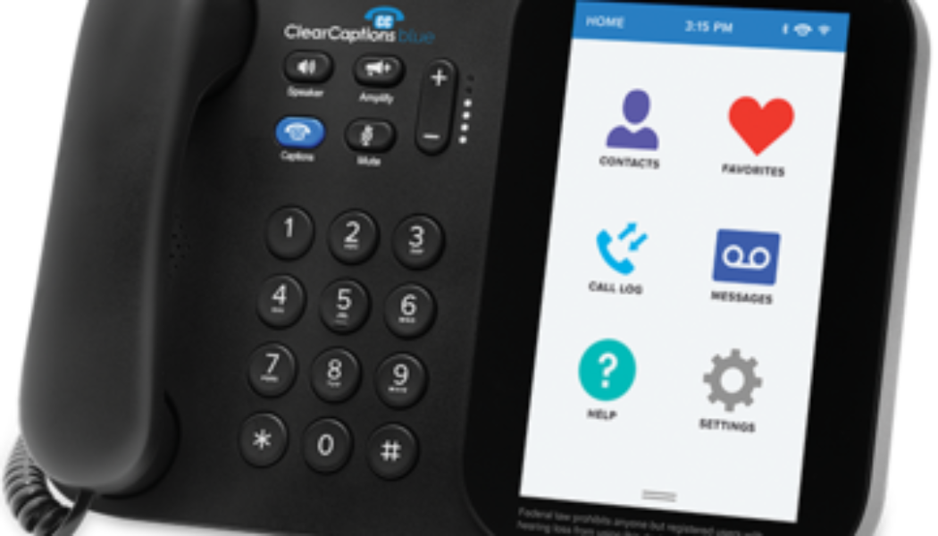ClearCaptions® Unveils Blue, New Innovative Caption Phone Blending Modern Tech and Accessibility