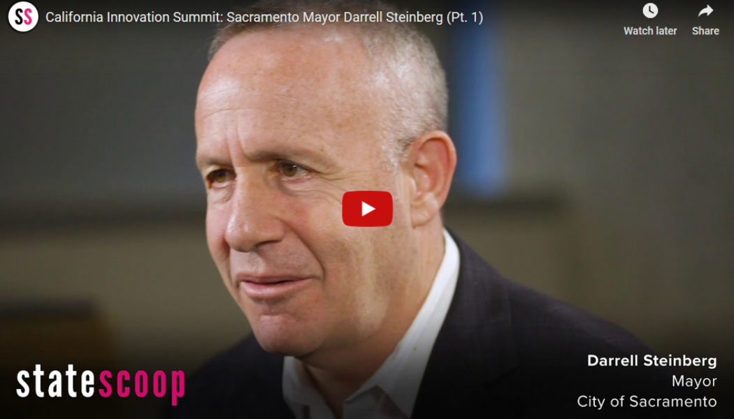 Technology can help government change, says Sacramento’s mayor
