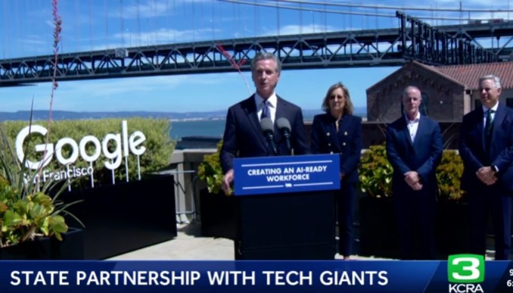 Gov. Newsom announces new statewide partnership with tech giants to bolster AI education, resources